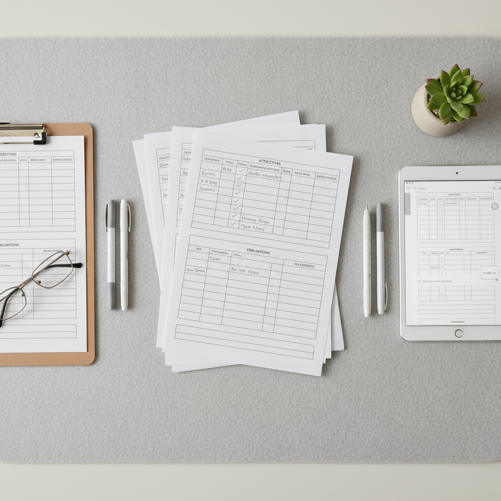 Instructor Lesson Plan Sheets